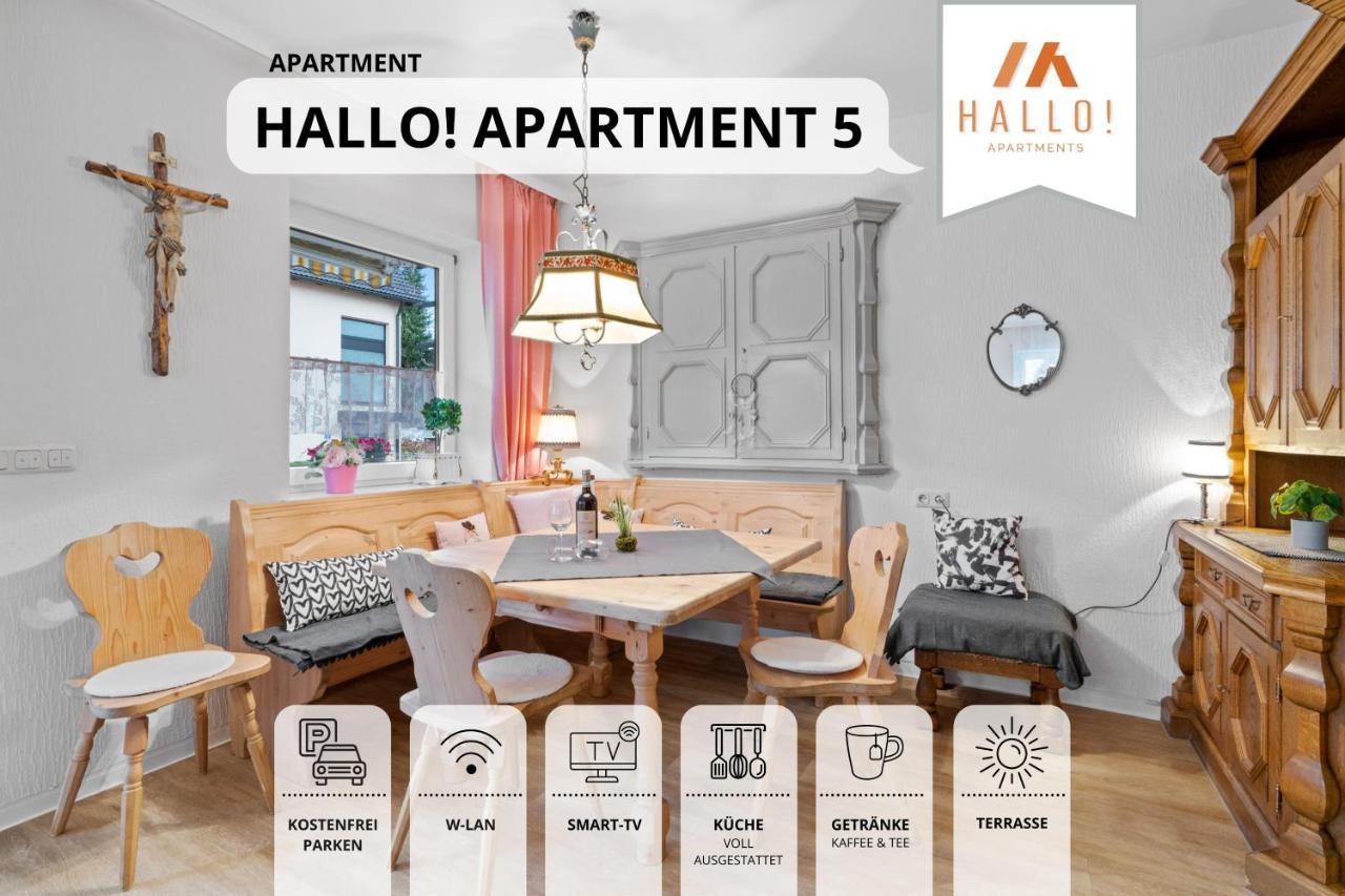 Sehr Grosse Ferienwohnung In Bester Lage Mit Grosser Sonnenterrasse L Innenstadtnaehe L 1 Minute Zum Bahnhof L Grosse Kueche L Tv L Extra-Wc L Free-Wlan L Willkommen Im Hallo!-Apartment 5 Bad Wörishofen Екстериор снимка